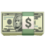 Dollar bankbiljet emoji  U+1F4B5