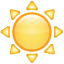 Zon emoji U+2600