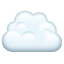 Wolk emoji U+2601