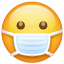 Emoji met mondkapje  U+1F637