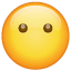 Emoji zonder mond  U+1F636