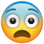 Angstige emoji  U+1F628