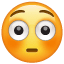 Blozende emoji U+1F633