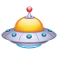 UFO emoji  U+1F6F8