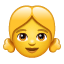 Meisje emoji U+1F467