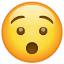 Sprakeloze emoji  U+1F62F