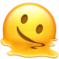 Smeltend gezicht Emoji U+1FAE0