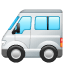 Minibus minivan  U+1F690