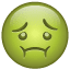 Groene kots emoji  U+1F922