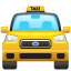 Voorzijde taxi emoji  U+1F696