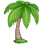 Palmboom emoji U+1F334