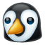 Pinguïn emoji Whatsapp U+1F427