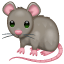 Rat emoji U+1F400