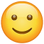 Enigszins lachende emoji U+1F642