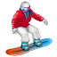 Snowboarder emoji  U+1F3C2