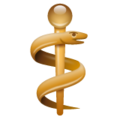 Asclepius staf Emoji U+2695