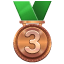 Medaille 3e plaats U+1F949