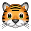 Tijger emoji  U+1F42F