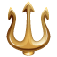 Drietand emoji  U+1F531