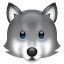 Wolf emoji  U+1F43A